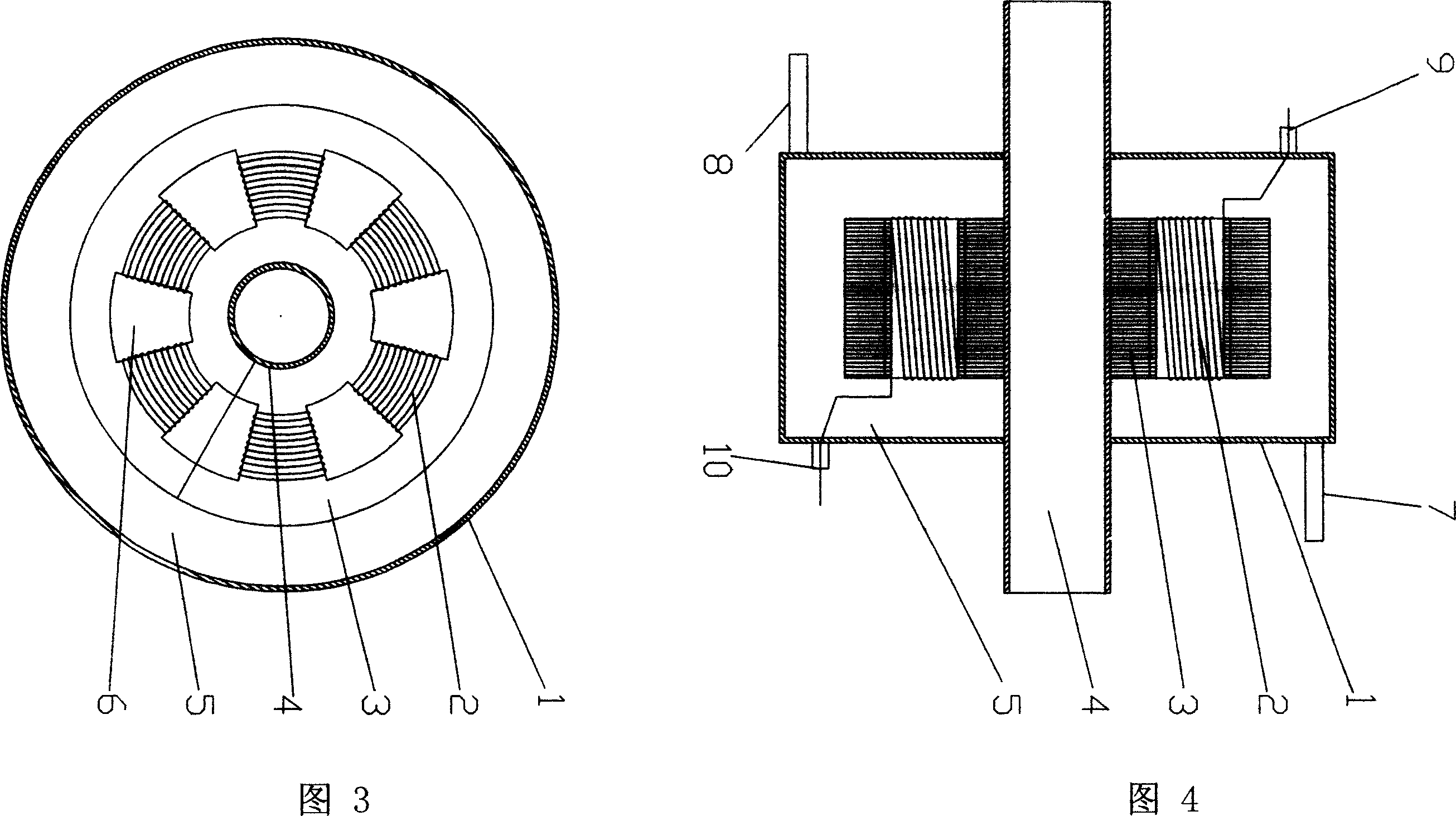 Circular center focusing high power supersonic transducer