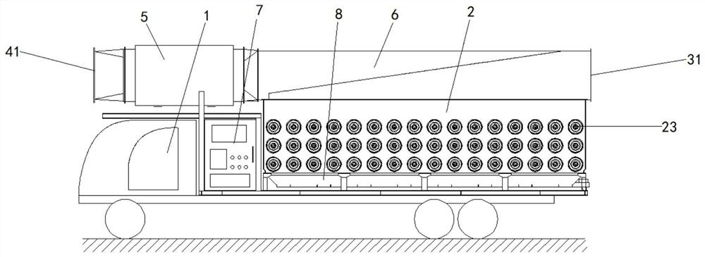 Tunnel dust removal equipment