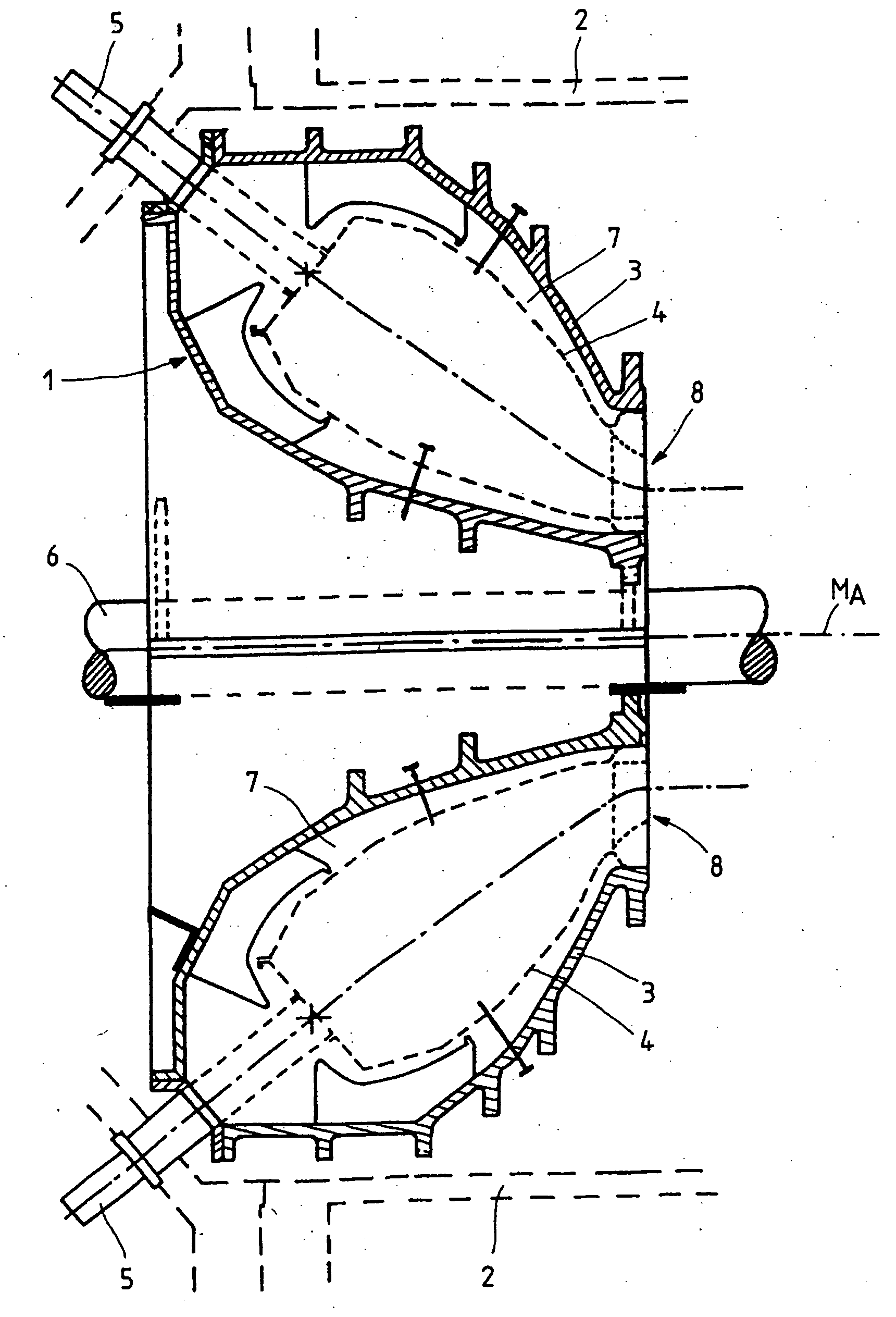 Annular combustion chamber for a gas turbine