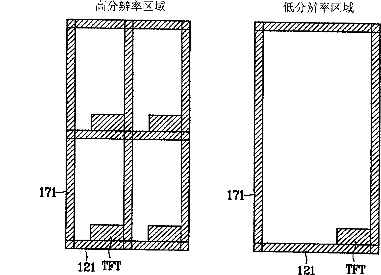 Thin film transistor panel and liquid crystal display using the same