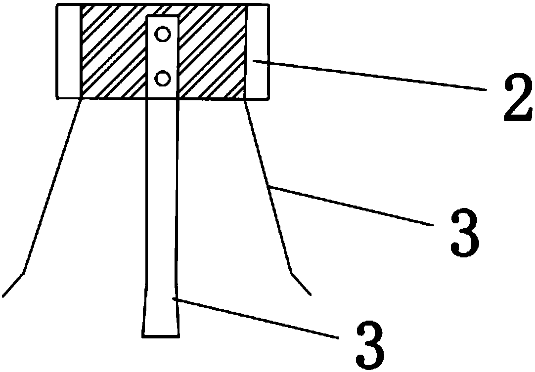 Layered settlement measuring device