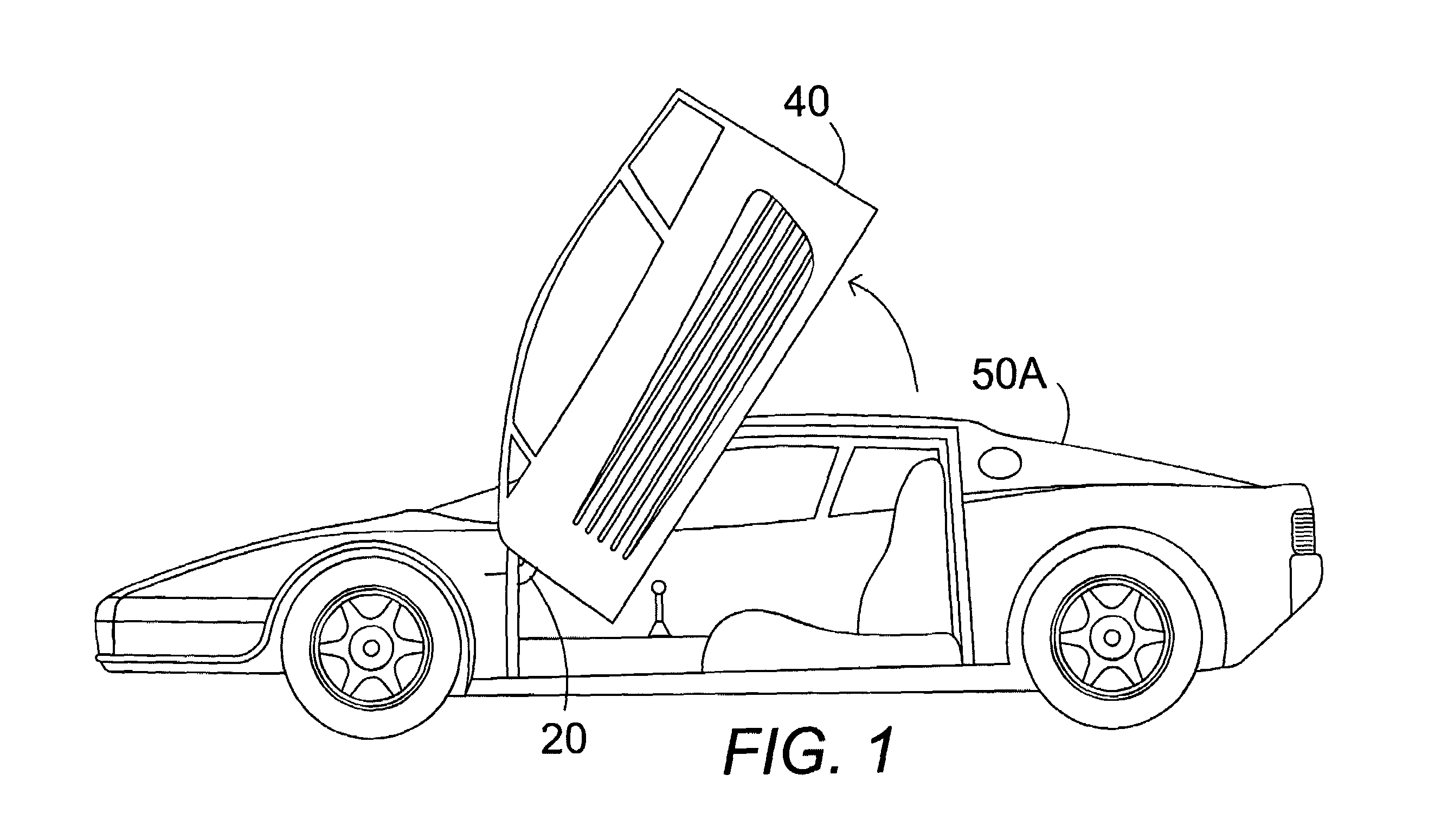 Door lift conversion kit for existing vehicles