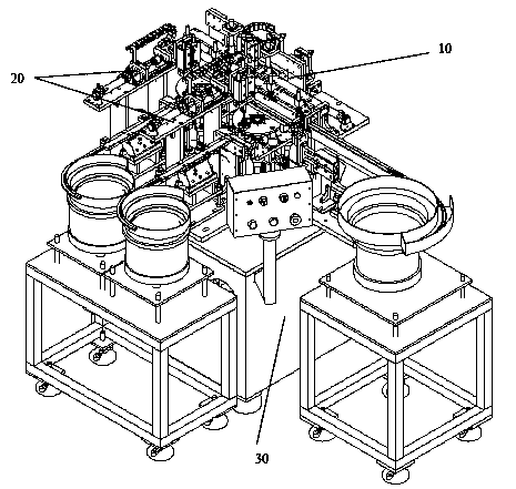 Automatic assembling device and assembling method for valve rod sealing rings