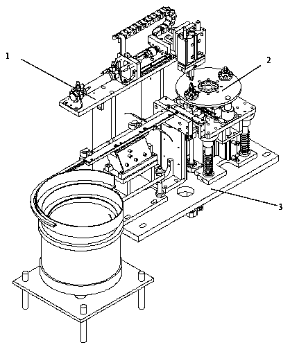 Automatic assembling device and assembling method for valve rod sealing rings