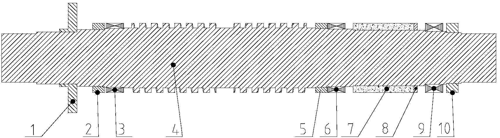 Magnetic suspension uniaxial direct-driven compressor