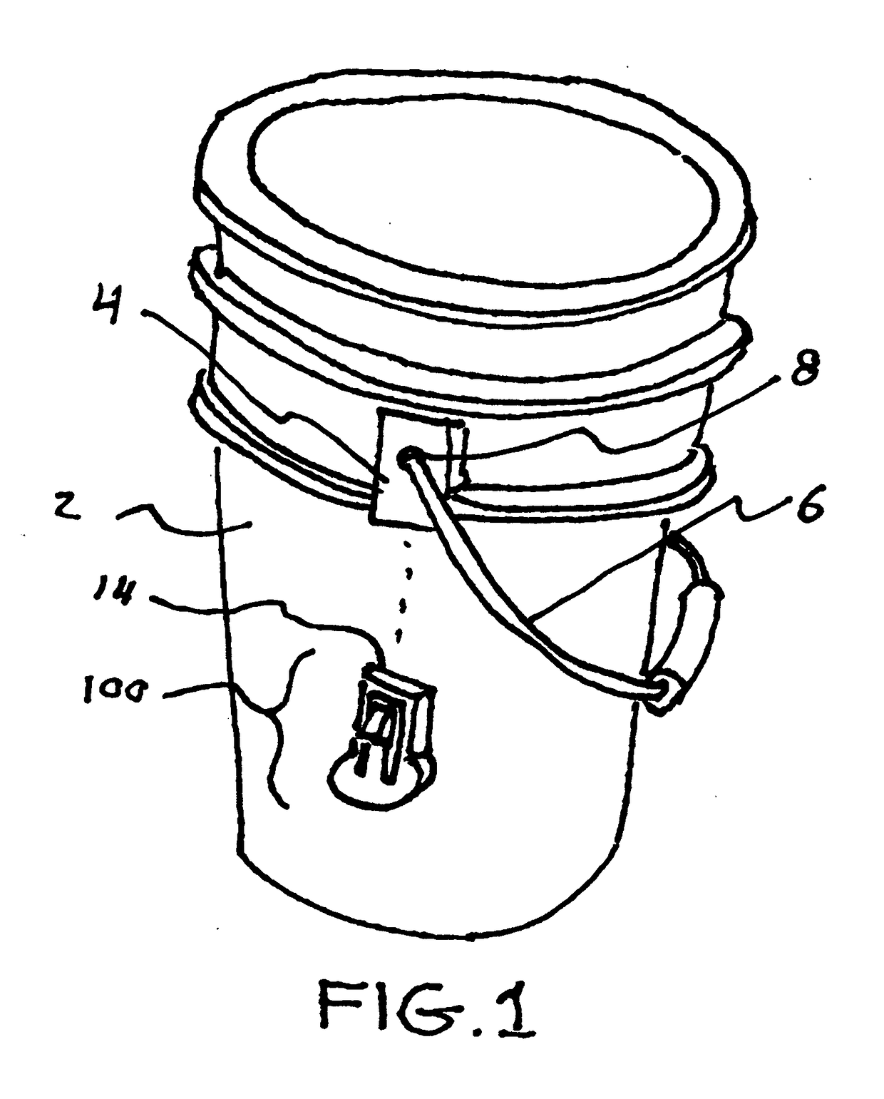 Bucket handle retainer