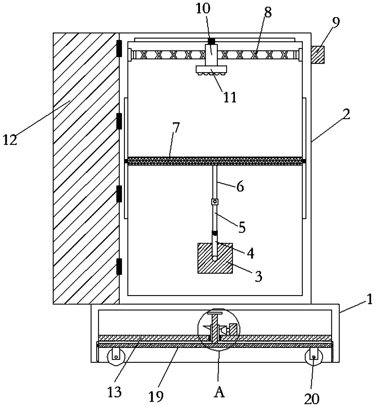 Preheating apparatus used for shelling walnuts