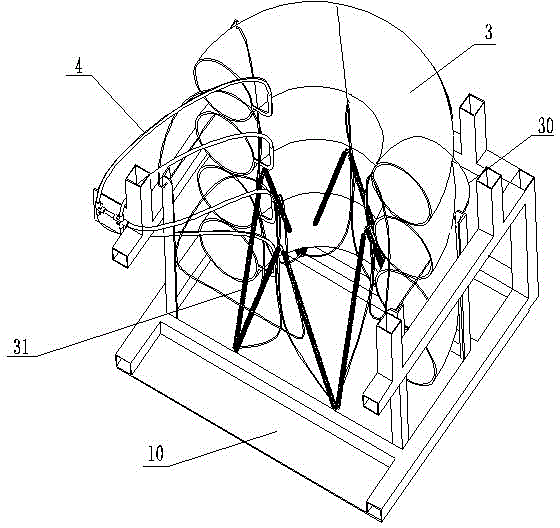 Water lifting and supporting device