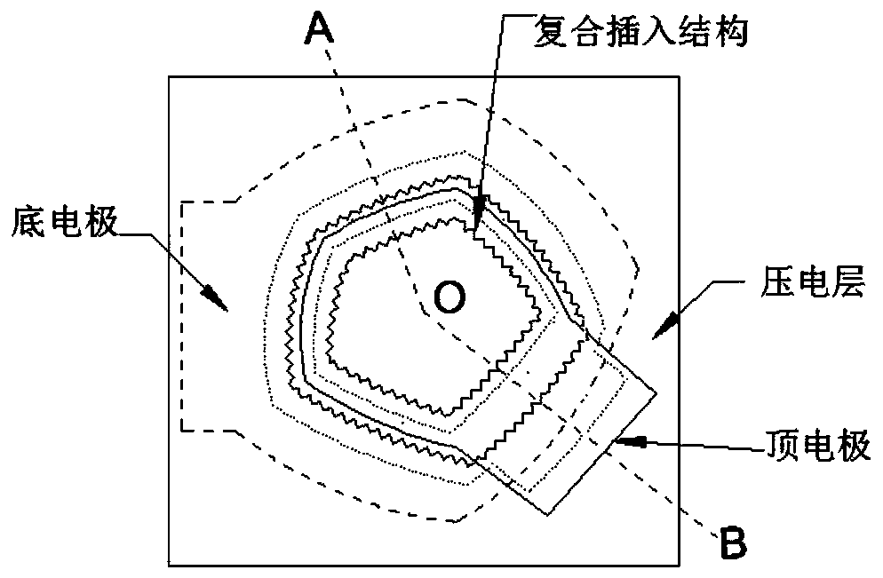 Bulk acoustic wave resonator having piezoelectric layer with insertion structure, filter, and electronic device