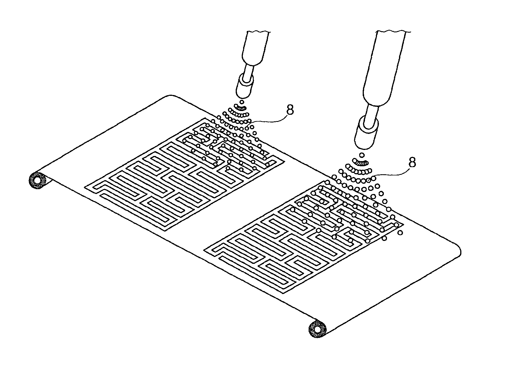 Fabric, a device with fabric and a manufacturing method for fabric