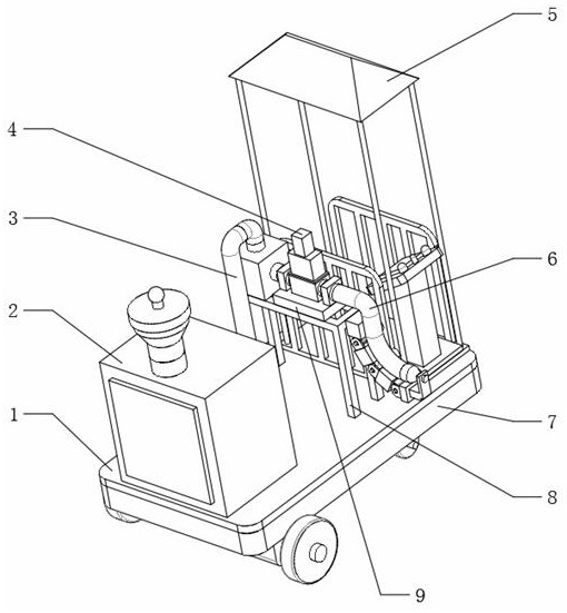 Irrigation device facilitating water quantity control for fruit tree planting and use method