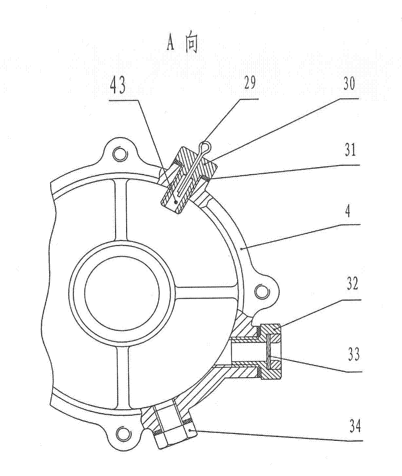 Speed change direct connecting device of engine and multiple air conditioning compressors for vehicles