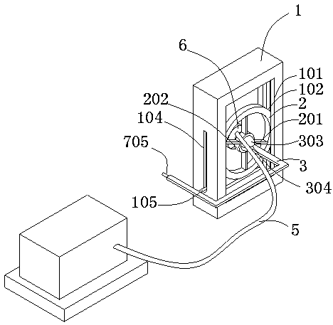 Microwave therapeutic apparatus for tumor internal medicine