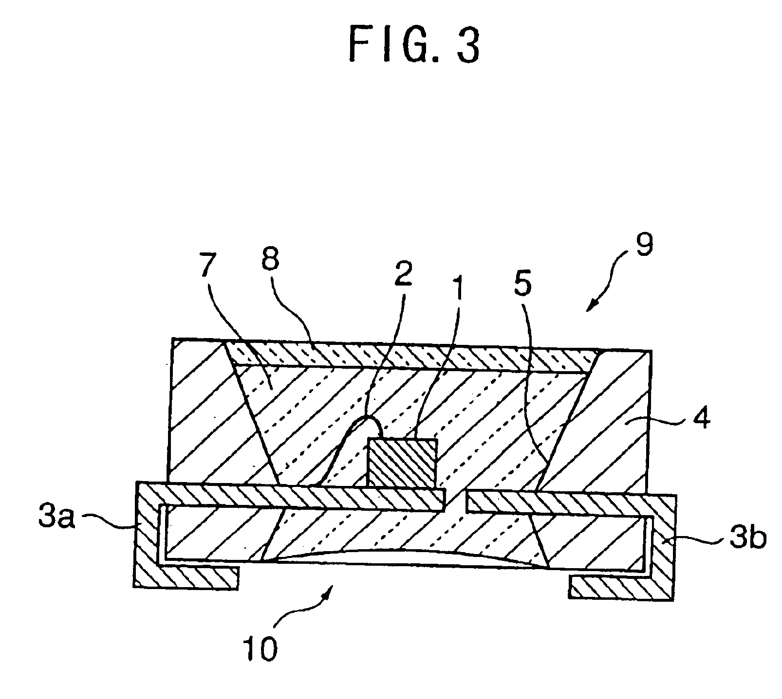 Chip-type LED and process of manufacturing the same