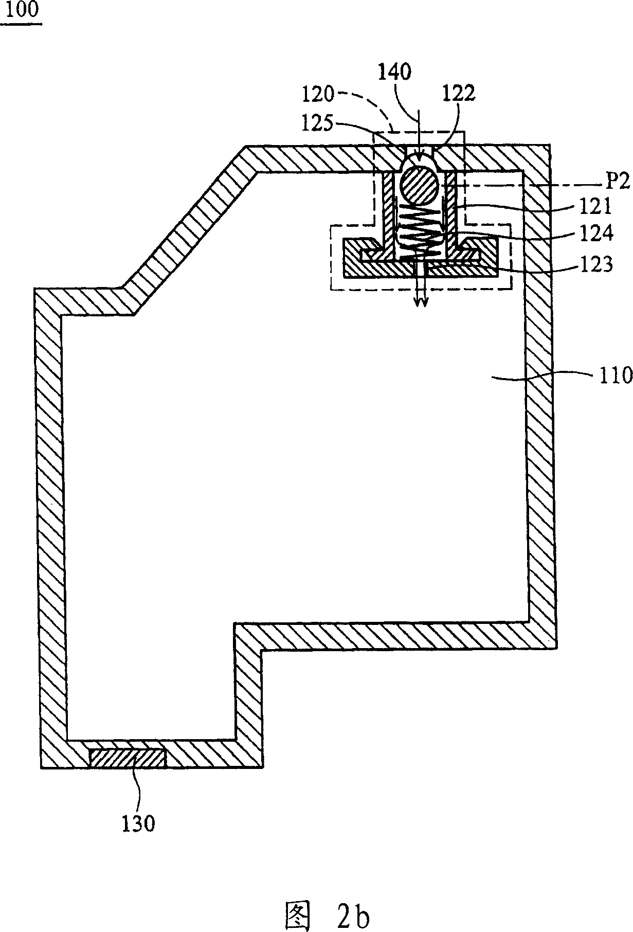 Ink-jet printing head, liquid spraying device and its pressure modulating unit and regulating method