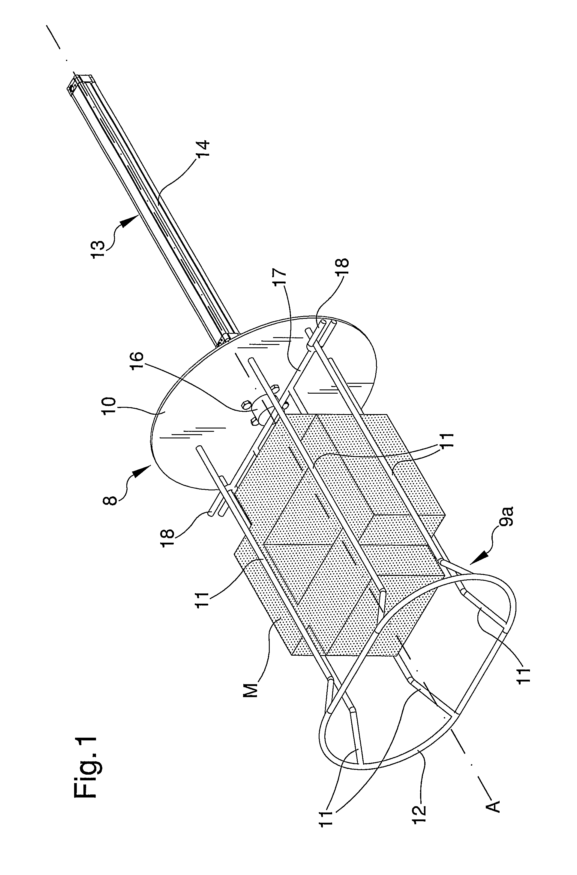 Shot-blasting machine for surface treatment of products