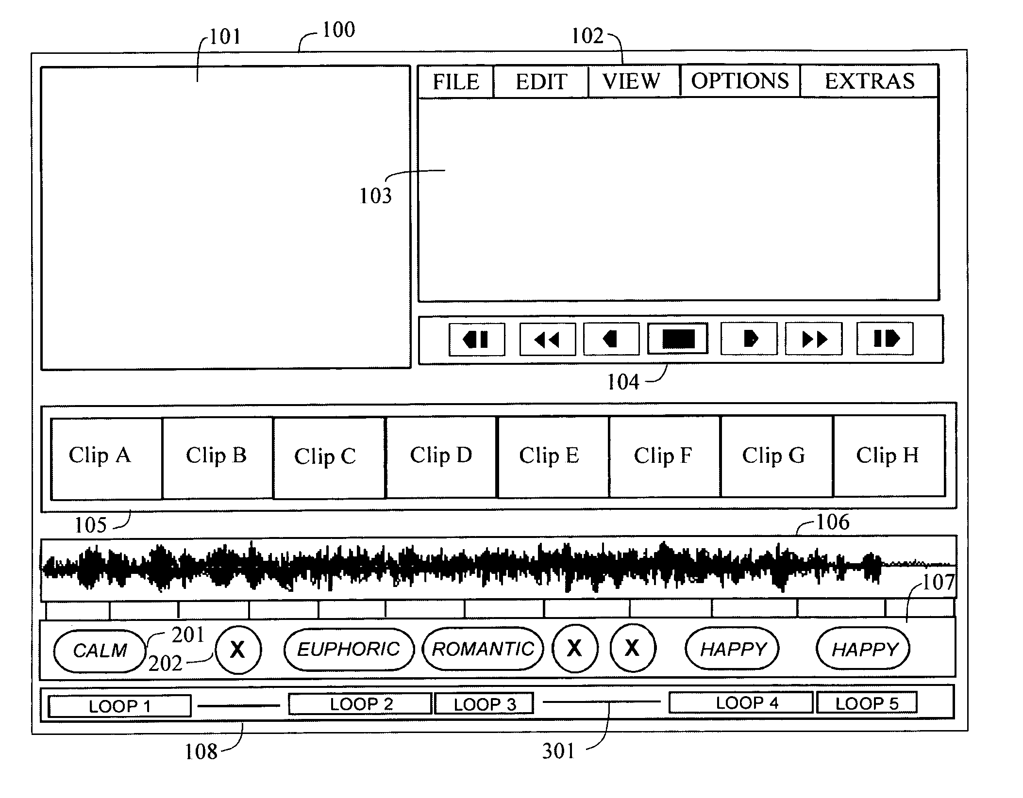 System and method of automatically creating an emotional controlled soundtrack