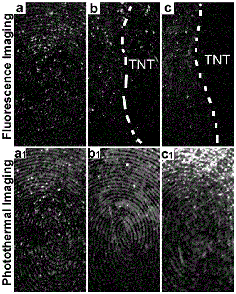 Cu2-xS self-doped semiconductor optothermal material and application thereof to invisible fingerprint imaging