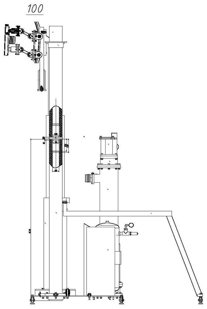 Adjustable automatic plastering device