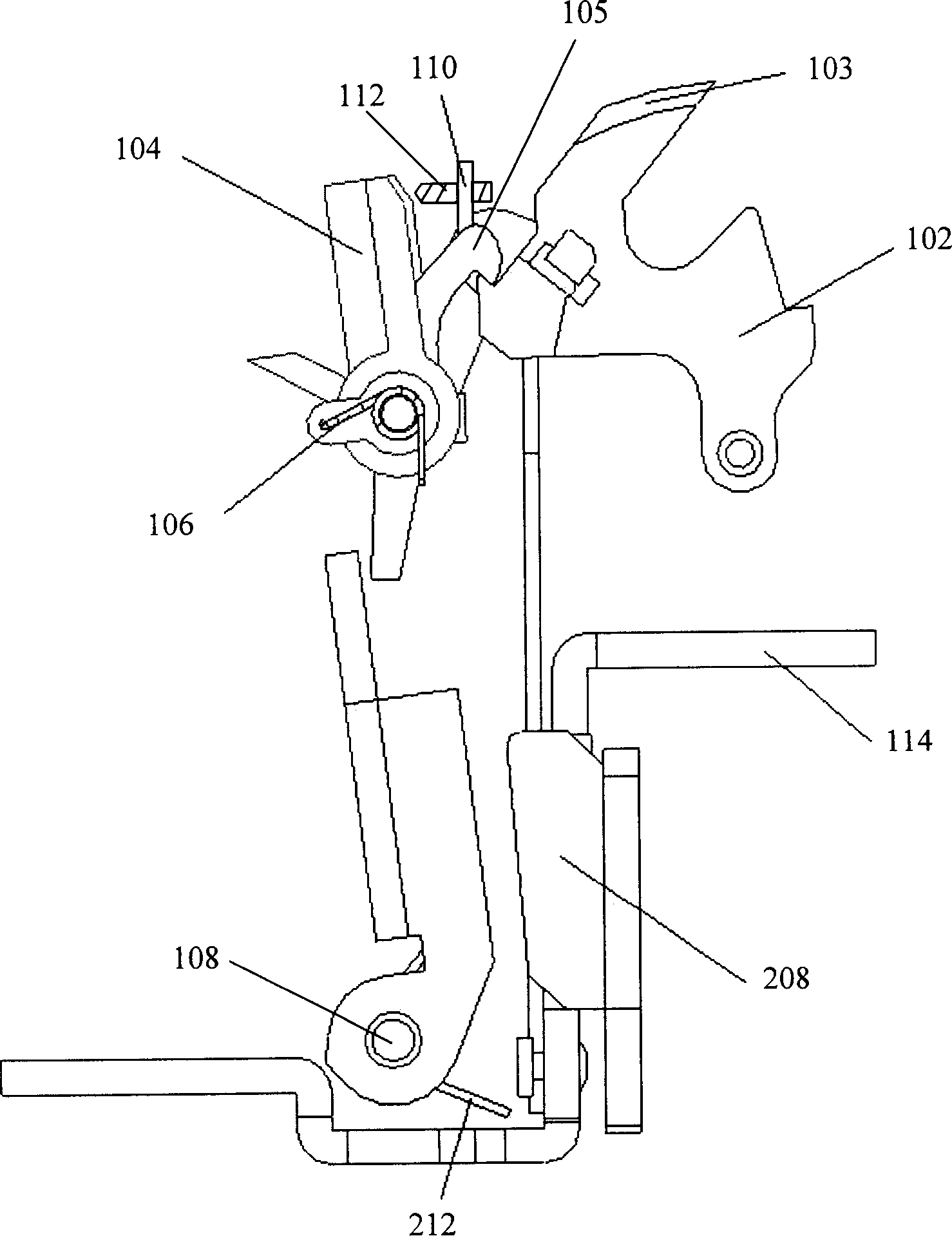 Thermomagnetic releaser and its off-indicator