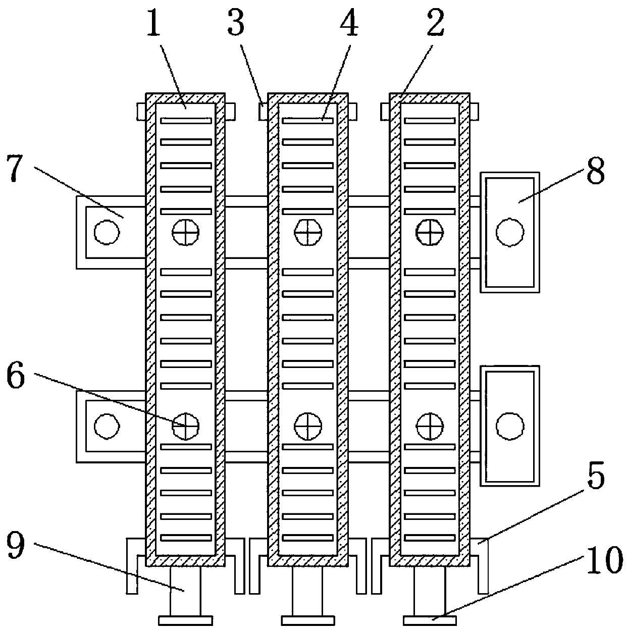 Durable plastic-wood plate