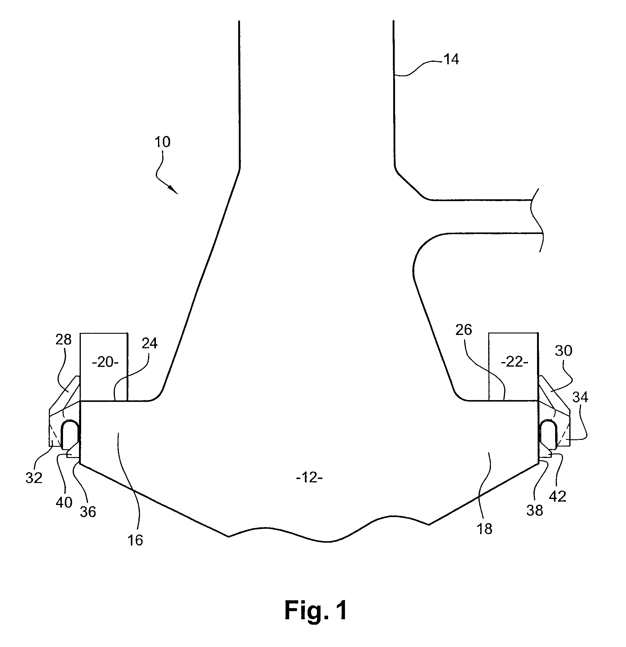 Turbine engine wheel