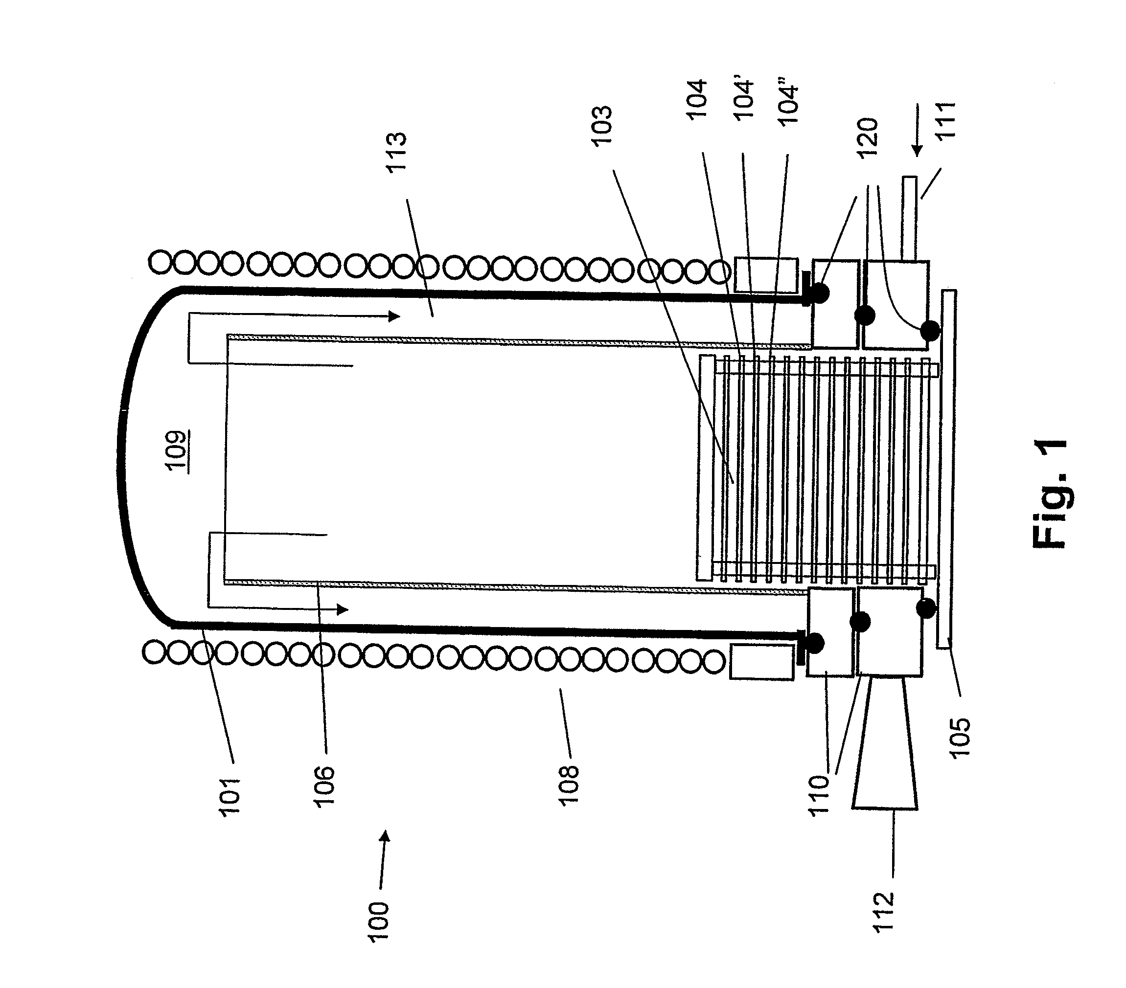 Semiconductor processing apparatus with improved thermal characteristics and method for providing the same