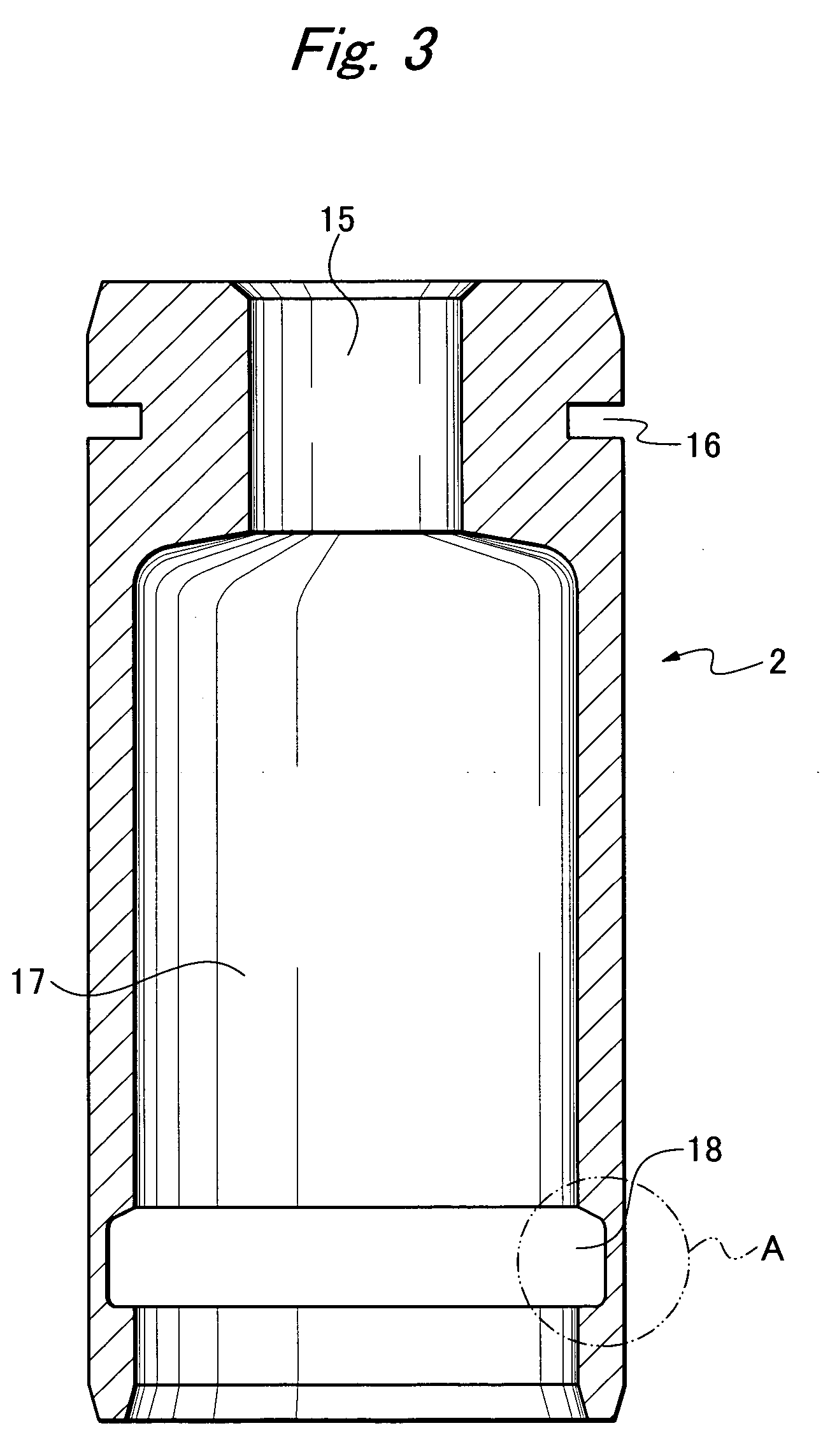 Inner ratchet chain tensioner