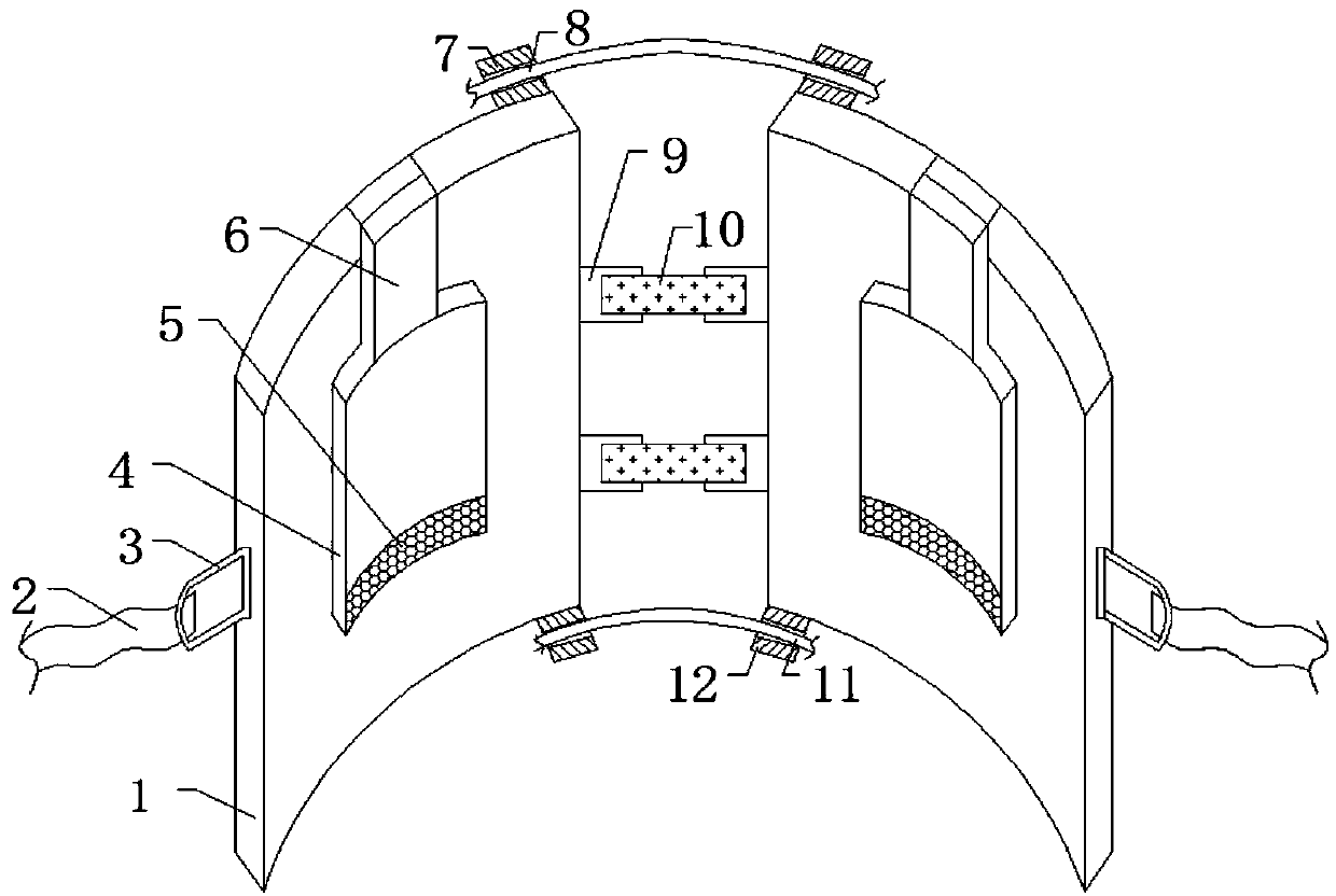 Grafting assistant device for apple tree planting