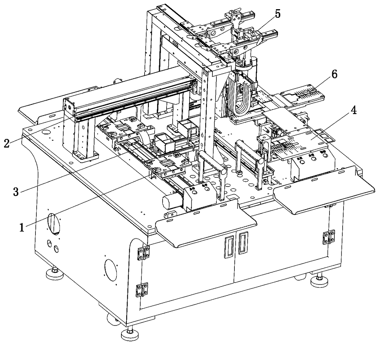 Double-feeding vacuum fitting production line and fitting process thereof