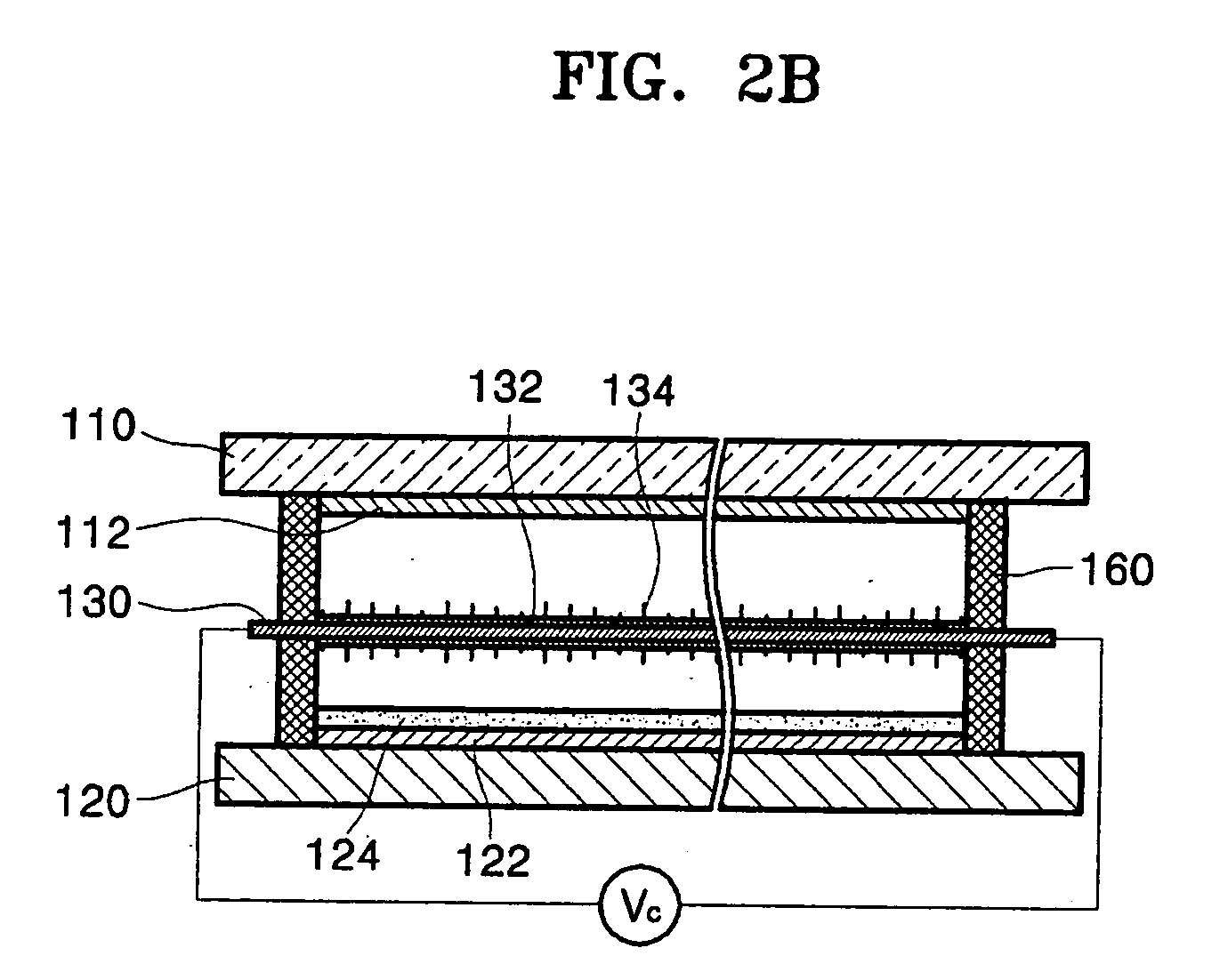 Thermal electron emission backlight device