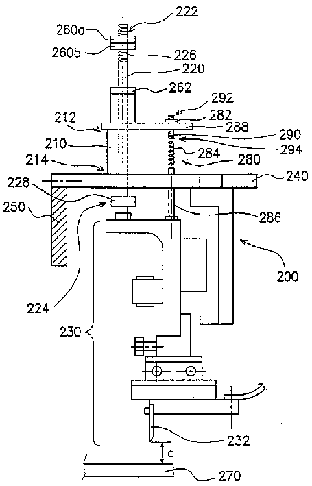 Film packaged external pin pressing device