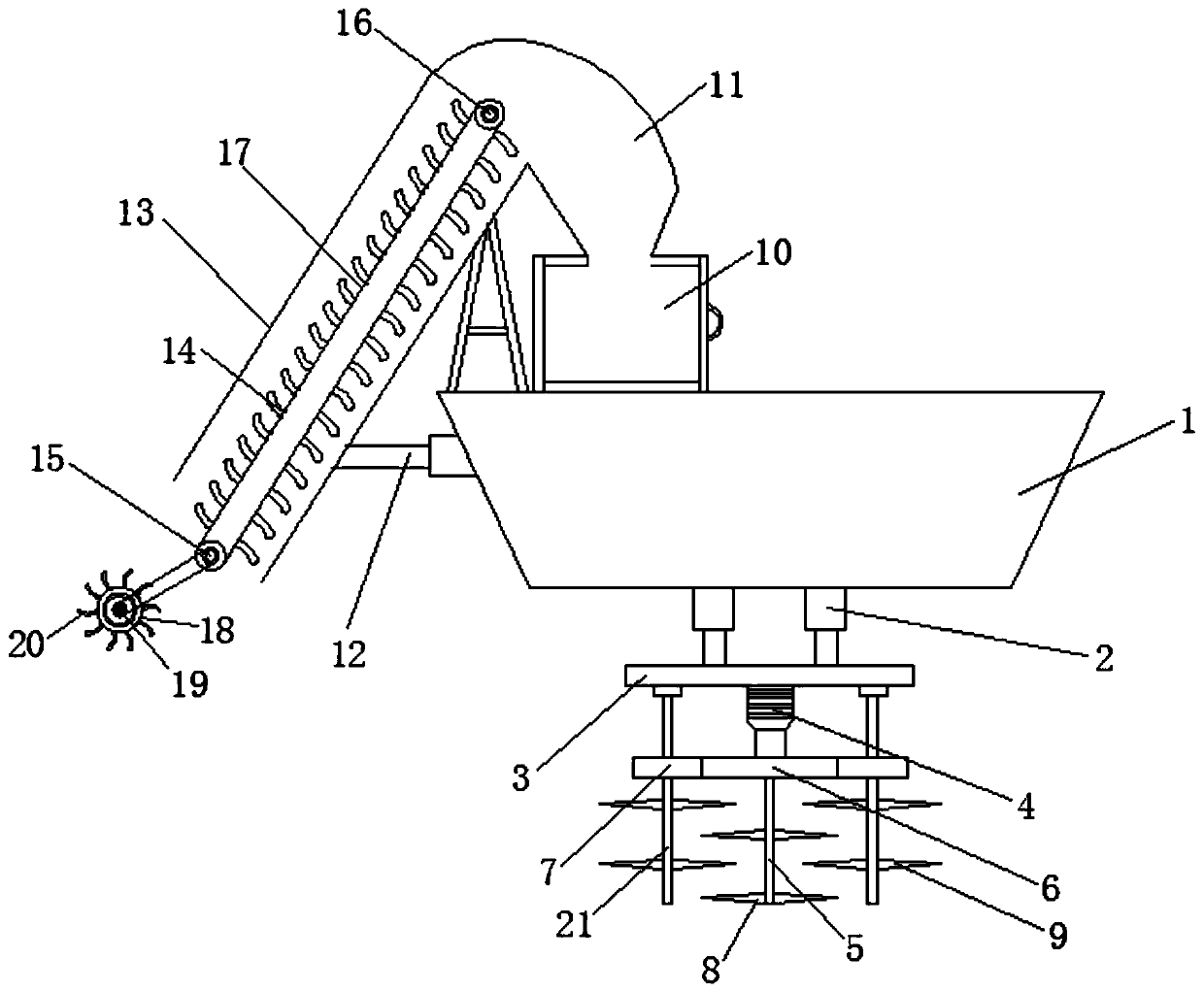 Ecological water environment clean-up device