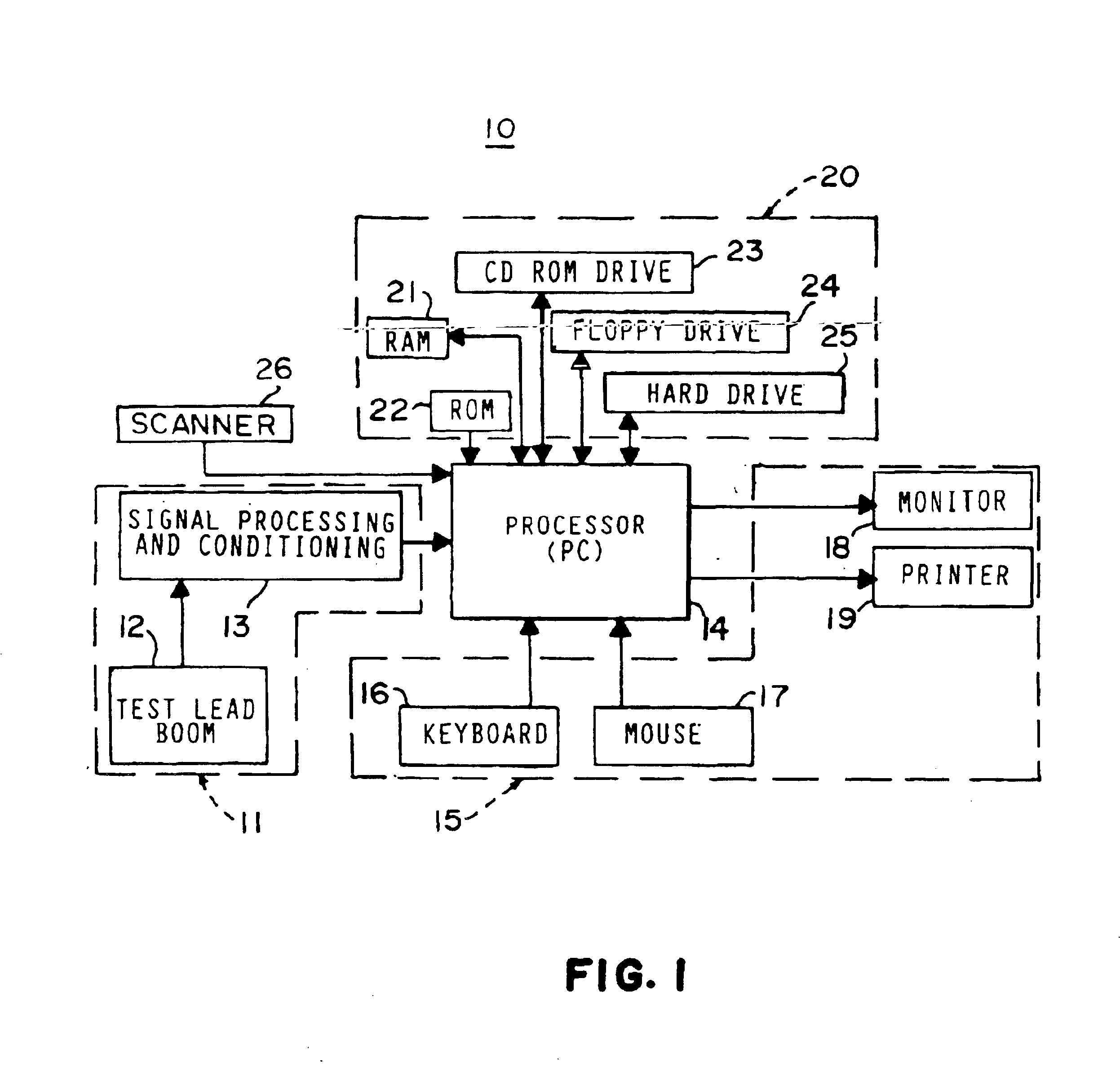 System for dynamic diagnosis of apparatus operating conditions