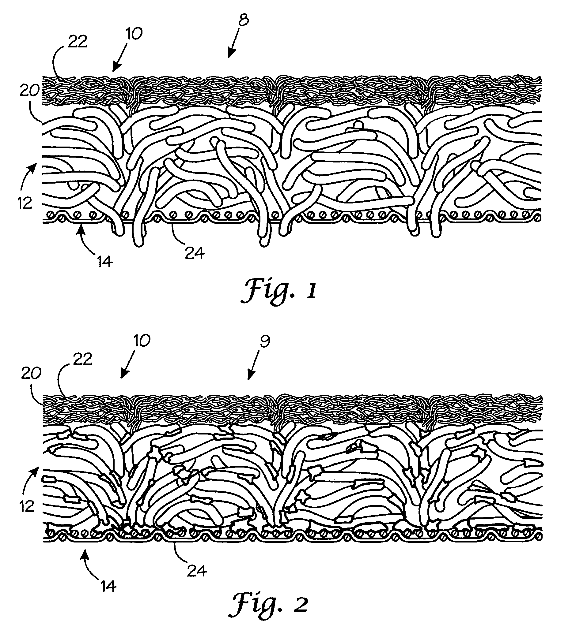 Papermakers felt having a point-bonded web layer formed of coarse fibers