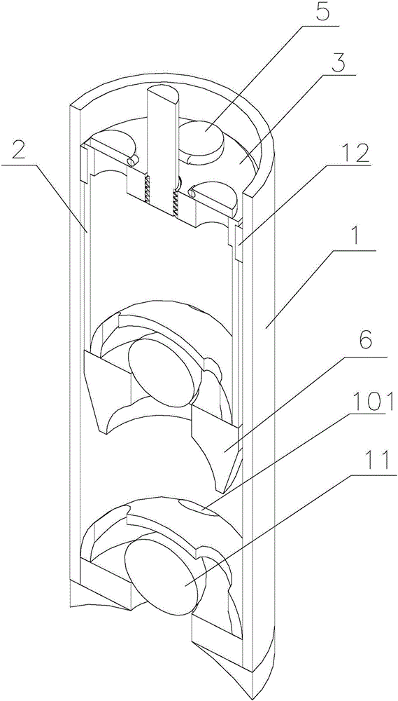 A drag-reducing and sand-preventing rod well pump