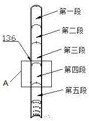 Experimental device and method for simulating plugging mechanism of gas hydrate under bubble flow