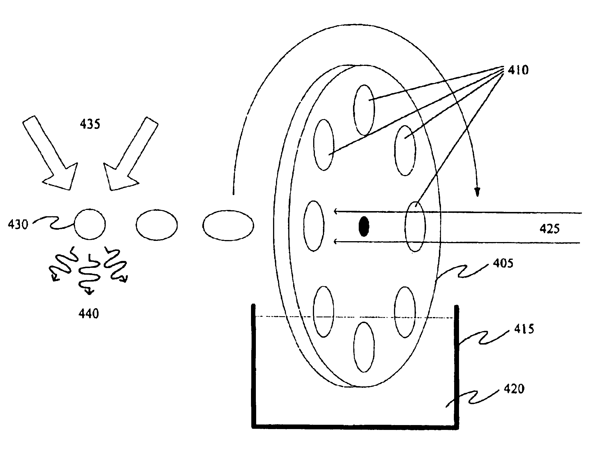 Method and apparatus for generating a membrane target for laser produced plasma