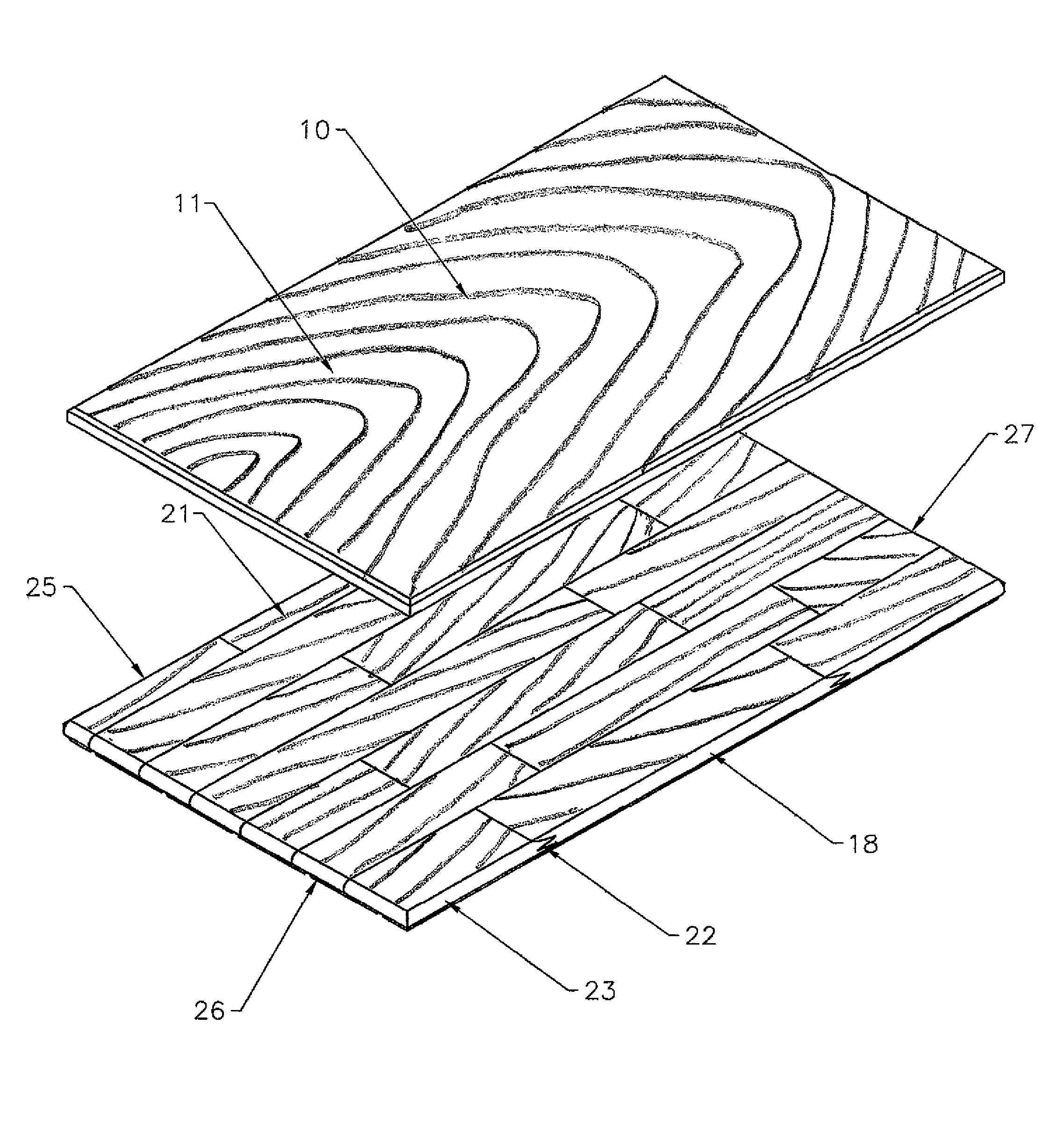 Hardwood flooring system