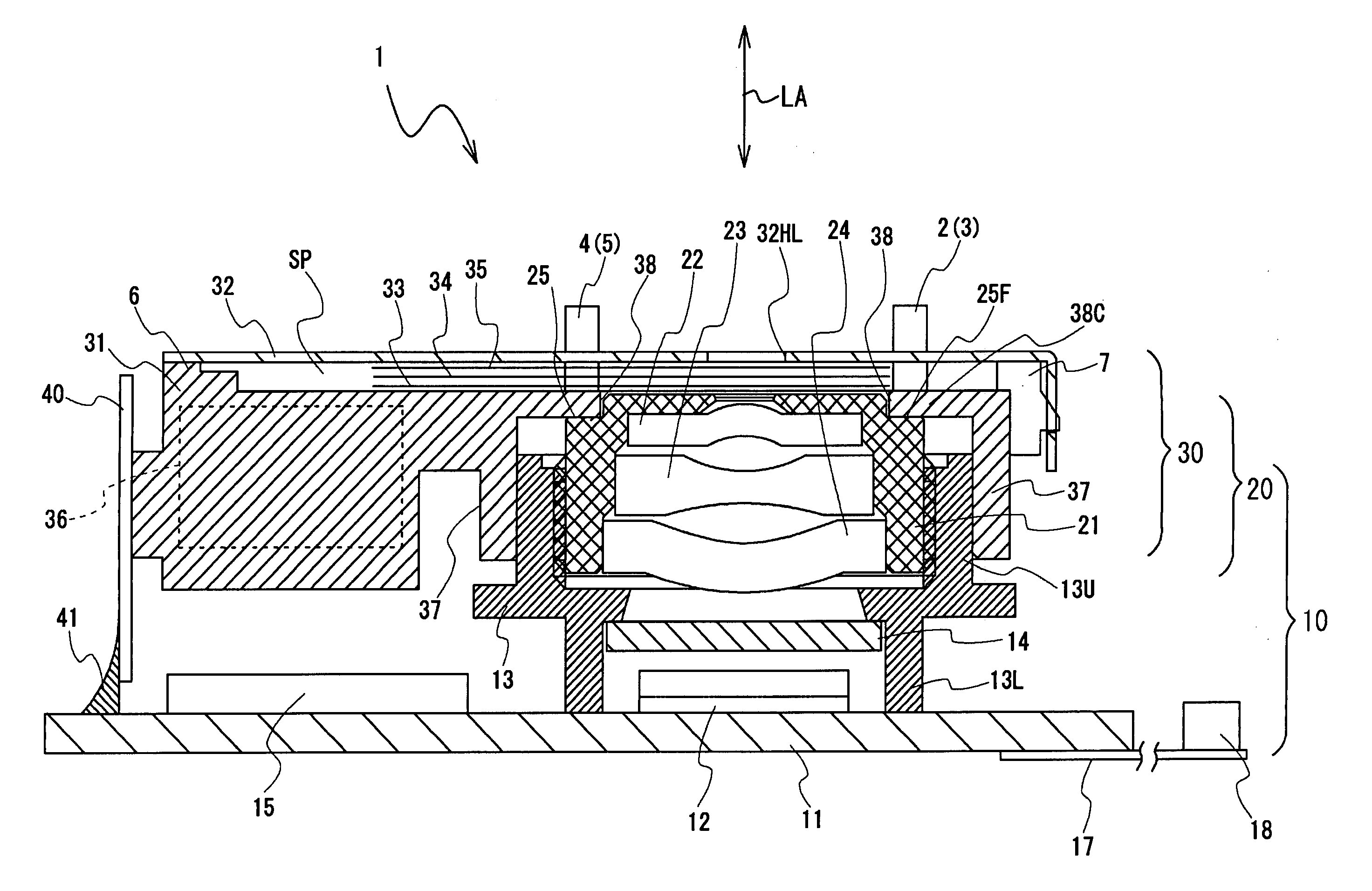 Image pickup apparatus and electronics apparatus mounting the same