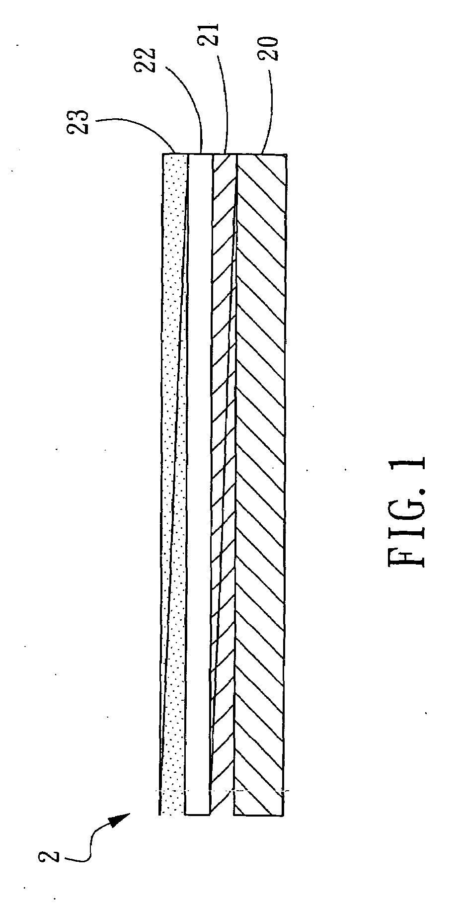 Multi-layer film electrode structure and its preparation