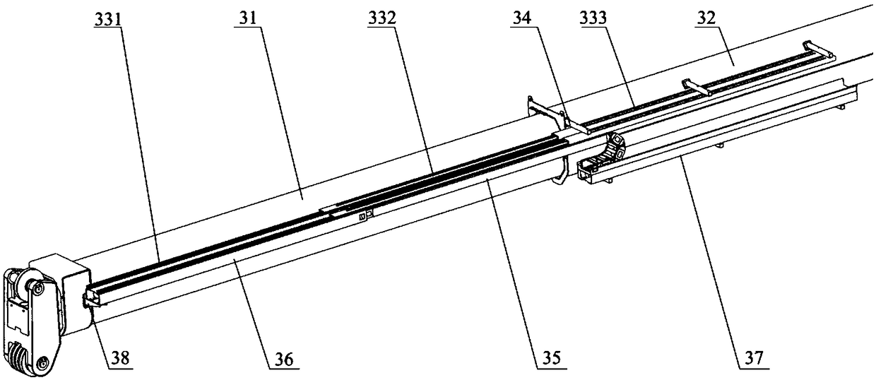 Work arm and engineering machine