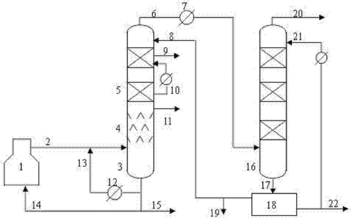 Oil washing and energy saving technology and device for condensing and recycling destructive distillation oil and gas of oil shale