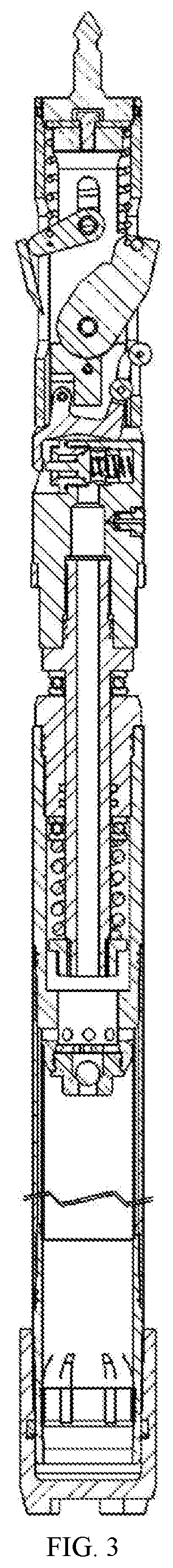 Process for drilling natural gas hydrates with submersible core drilling rig using pressure wireline