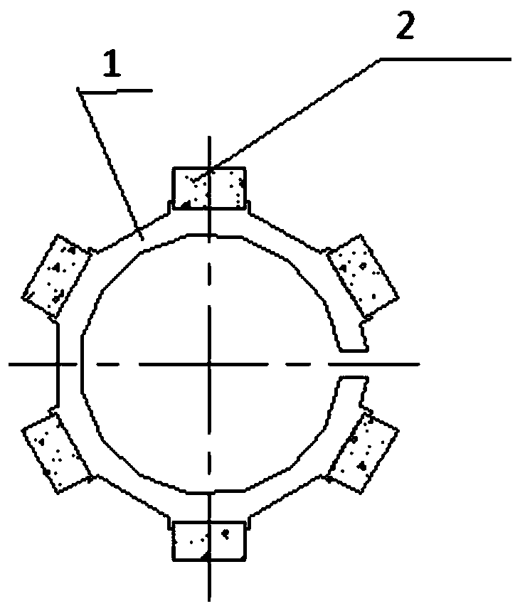 Deep hole machining honing tool