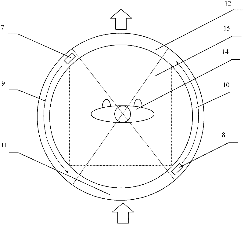 Scanning method for human body security check system utilizing frequency division and space division