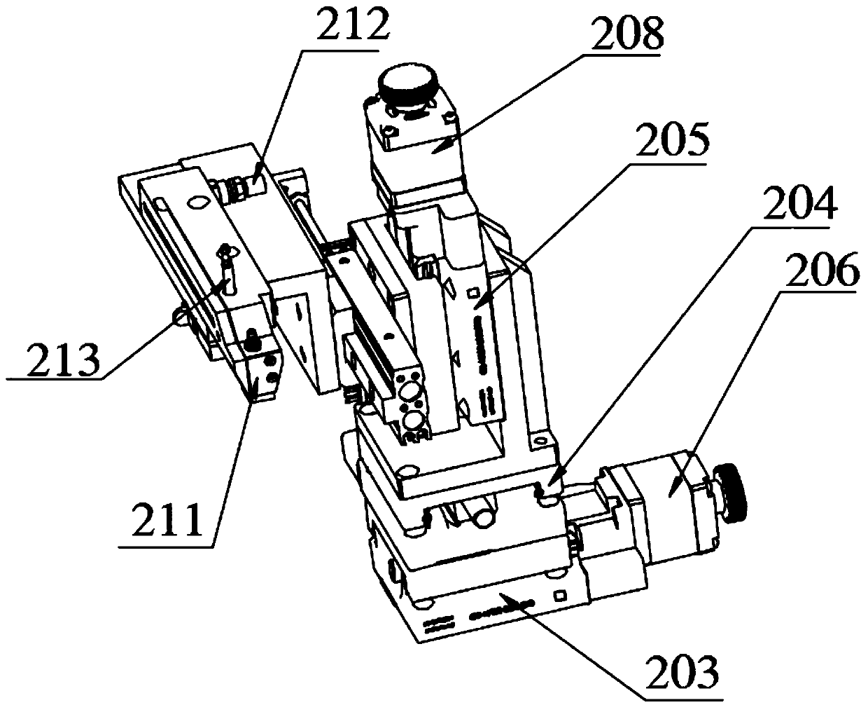 Automatic coupling and packaging equipment for multi-channel COB optical module