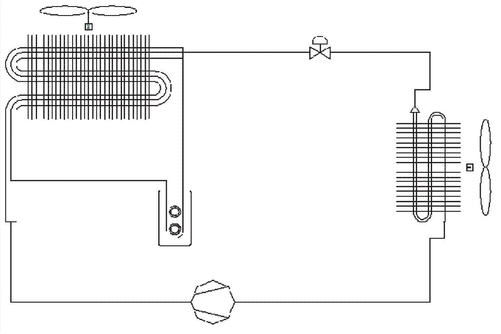 Machine room air conditioner synchronizing supercooling and superheating