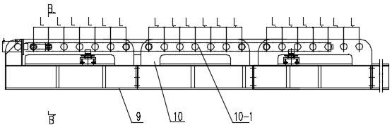 Test device and test method for live oil pipe hydraulic cylinder with built-in piston rod