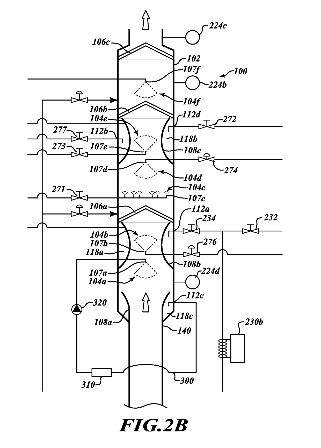 Exhaust gas scrubber